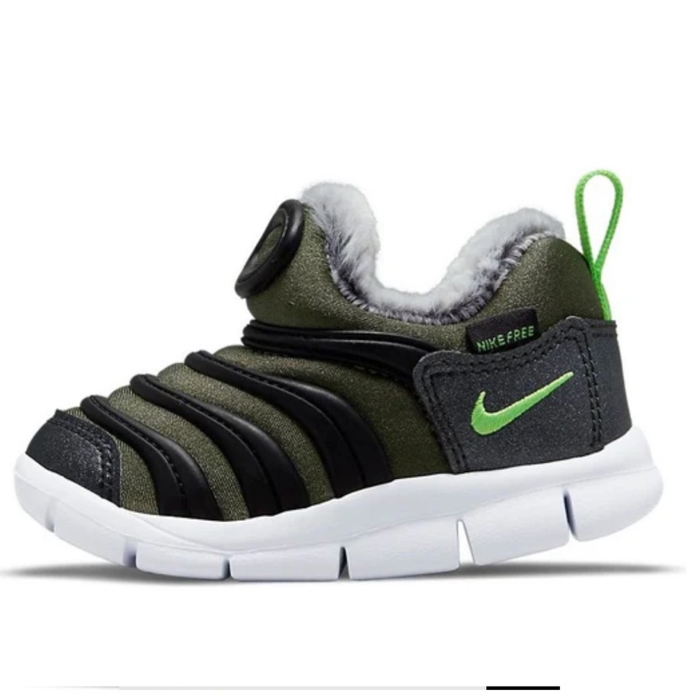 Nike Dynamo Free SE 'Cargo Khaki' DO5888-331 size 5C kid shoe